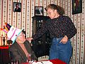 Jan 18, 2003 - At Paul and Norma's in Tewksbury, Massachusetts.<br />Marie's 81st birthday.<br />Marie and Kim.