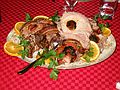 Jan 18, 2003 - At Paul and Norma's in Tewksbury, Massachusetts.<br />Marie's 81st birthday.<br />Paul's pork stuffed with figs and apricots.