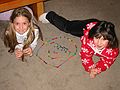 Jan 18, 2003 - At Paul and Norma's in Tewksbury, Massachusetts.<br />Marie's 81st birthday.<br />Marissa, a face of me (Egils), and Arianna.