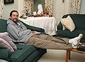 Jan 24, 2003 - Merrimac, Massachusetts.<br />Eric in the living room (bounce flash).