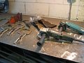 Jan 31, 2003 - Joyce's studio at 77 Elm Street, Amesbury, Massachusetts.<br />Chicago's Navy Pier Project.<br />Tools of the trade.