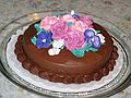 Feb 11, 2003 - Merrimac, Massachusetts.<br />Cake make and decorated by Diane McLeod-Packer,<br />an artist who has a studio below Joyce's.