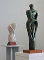 March 3, 2003 - Attleboro, Massachusetts.<br />Sculpture and painting exhibit at the Attleboro Museum for the Arts installation day.
