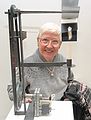 March 16, 2003 - Attleboro Museum, Massachusetts.<br />Exhibit opening.<br />Marie.
