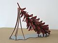 April 11, 2003 - Joyce's studio in Amesbury, Massachusetts.<br />Chicago's Navy Pier Project.<br />A metal maquette for an exhibit before the main event.