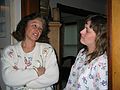April 20, 2003 - Merrimac, Massachusetts.<br />Kim and Holly.