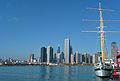 May 5, 2003 - Chicago, Illinois.<br />View southwest from Navy Pier.