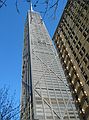 May 6, 2003 - Chicago, Illinois.<br />The John Hankock tower and corner of the Seneca Hotel, our home for four nights.