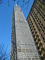 May 6, 2003 - Chicago, Illinois.<br />The John Hankock tower and corner of the Seneca Hotel, our home for four nights.