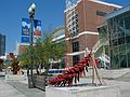 May 6, 2003 - Chicago, Illinois.<br />Joyce's "Strobus" sculpture at the Navy Pier 2003 show.