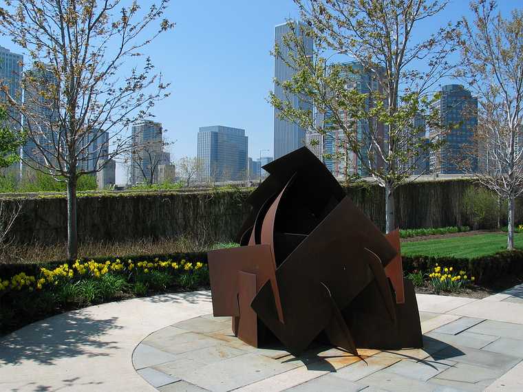 May 6, 2003 - Chicago, Illinois.<br />Another sculpture at the Navy Pier Walk 2003 show.