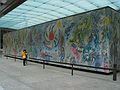 May 7, 2003 - Chicago, Illinois.<br />Joyce at "The Four Seasons" by Marc Chagall at Dearborn and Monroe Streets.