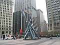 May 8, 2003 - Chicago, Illinois.<br />John Henry sculpture at 401 No. Michigan Avenue.