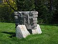 May 17, 2003 - Eliot, Maine.<br />Antoinette Prien-Schultze's home/farm.<br />Another sculpture by Toni.