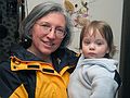 May 6, 2003 - Ringe, New Hampshire.<br />Visiting Carl, Holly, and Miranda.<br />Joyce and Miranda.