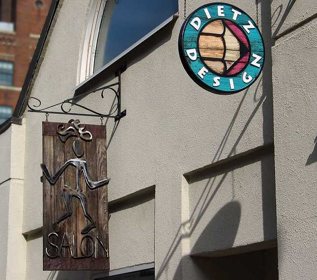 June 14, 2003 - Asheville, North Carolina.<br />Along Wall Street.