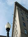 June 14, 2003 - Asheville, North Carolina.<br />Flatiron building as seen from Wall Street.