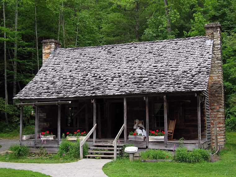 June 15, 2003 - Along NC-276 in the Pisgah National Forest, North Carolina.<br />Cradle of Forestry in America.