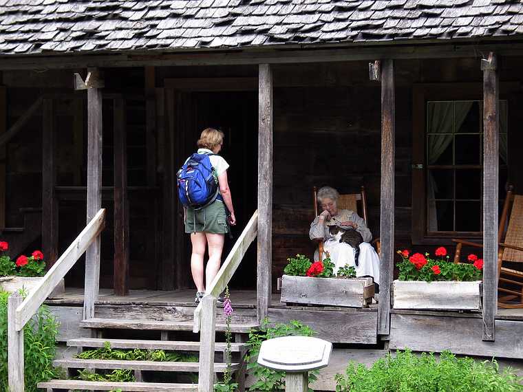 June 15, 2003 - Along NC-276 in the Pisgah National Forest, North Carolina.<br />Cradle of Forestry in America.