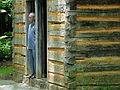 June 15, 2003 - Along NC-276 in the Pisgah National Forest, North Carolina.<br />Ronnie at Cradle of Forestry in America.