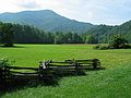 June 16, 2003 - Great Smoky Mountains National Park, North Carolina/Tennessee.<br />View from the Oconaluftee Visitor Center.