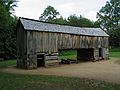 June 17, 2003 - Cades Cove, Great Smoky Mountains National Park, Tennessee.<br />Barn at Cable Mills area.