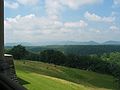 June 20, 2003 - Biltmore Estate, Asheville, North Carolina.<br />View from main house towards Mount Pisgah, all of which used to belong to the estate.
