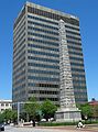 June 21, 2003 - Asheville, North Carolina.<br />Momorial to Governor Vance on Pack Square.