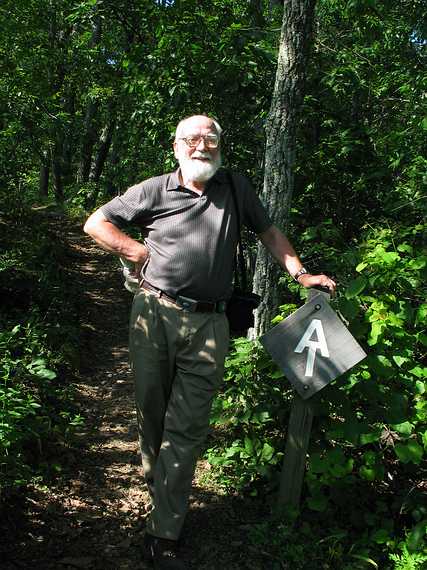 June 23, 2003 - Blue Ridge Parkway, Virginia.<br />Egils on the Appalachian Trail.