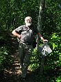 June 23, 2003 - Blue Ridge Parkway, Virginia.<br />Egils on the Appalachian Trail.