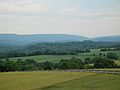 June 27, 2003 - Antietam National Battlefield, Maryland.<br />View from the observation tower at Bloody Lane.