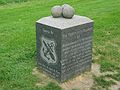 June 27, 2003 - Antietam National Battlefield, Maryland.<br />At the Lower Bridge (Burnside Bridge).<br />A monument to Massachusetts volunteers.