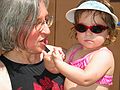 July 13, 2003 - At Marie's, Lawrence, Massachusetts.<br />Holly birthday celebration (her actual birthday is July 15).<br />Joyce and Miranda.