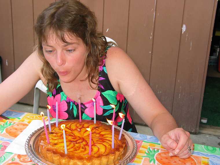 July 13, 2003 - At Marie's, Lawrence, Massachusetts.<br />Holly birthday celebration (her actual birthday is July 15).<br />Holly.
