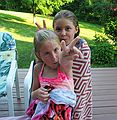 July 19, 2003 - South Hampton, New Hampshire.<br />Marissa's birthday celebration.<br />Friend and Marissa.