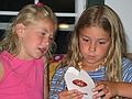 July 19, 2003 - South Hampton, New Hampshire.<br />Marissa's birthday celebration.<br />Friend and Marissa.