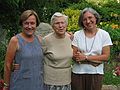 July 28, 2003 - Manchester by the Sea.<br />Edite's and Uldis' names day celebration.<br />Baiba, Mirdza, and Joyce.