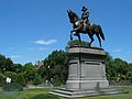 July 31, 2003 - Boston, Massachusetts.<br />George Washington at Boston Public Garden.