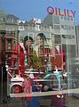 July 31, 2003 - Boston, Massachusetts.<br />Display window and reflections, Newbury Street.