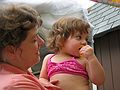 Aug 2, 2003 - Lawrence, Massachusetts.<br />Holly and Miranda.