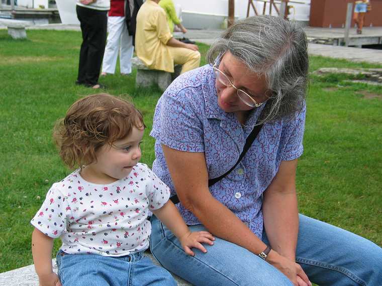 Aug 3, 2003 - Sunapee, New Hampshire.<br />Miranda and Joyce.