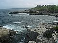 Aug 5, 2003 - Cape Elizabeth near Portland, Maine.<br />View from Portland Head Lighthouse.