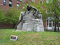 Aug 5, 2003 - Portland, Maine.<br />"The Ascent" by Thomas K. Kennedy.<br />Commissioned by Portland High School in 1991.
