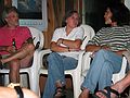 Aug 18, 2003 - Bear Hill Road, Merrimac, Massachusetts.<br />At the Hallorans for Nancy's 60th birthday.<br />Guest (husband), Joyce, and guest (wife).