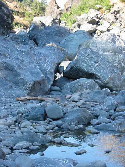 Aug 23, 2003 - Mendocina National Forest, California.<br />Along the Eel River.