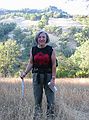 Aug 23, 2003 - Mendocina National Forest, California.<br />Along the Eel River.<br />Joyce.