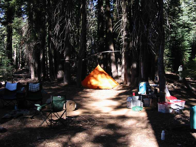 Aug 24, 2003 - Mendocino National Forest, California.<br />Joyce's trip to visit Melody.<br />Campground at Black Butte.