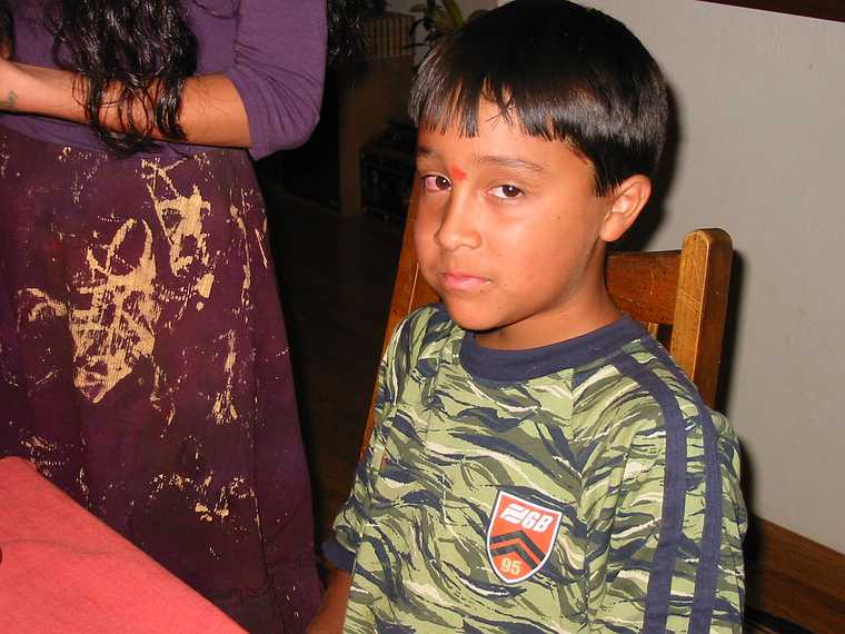 Aug 25, 2003 - El Cerito, California.<br />Sati's sister's son.