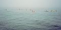 Sept 5, 2003 - Out of Newburyport, Massachusetts, to Jeffries Ledge.<br />An Adventure Learning whale watch kayaking trip.<br />Fog at Jeffries Ledge.