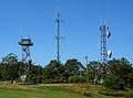 Sep 7, 2003 - Mount Agamenticus, Maine.<br />Cell phone antennas atop the mountain.